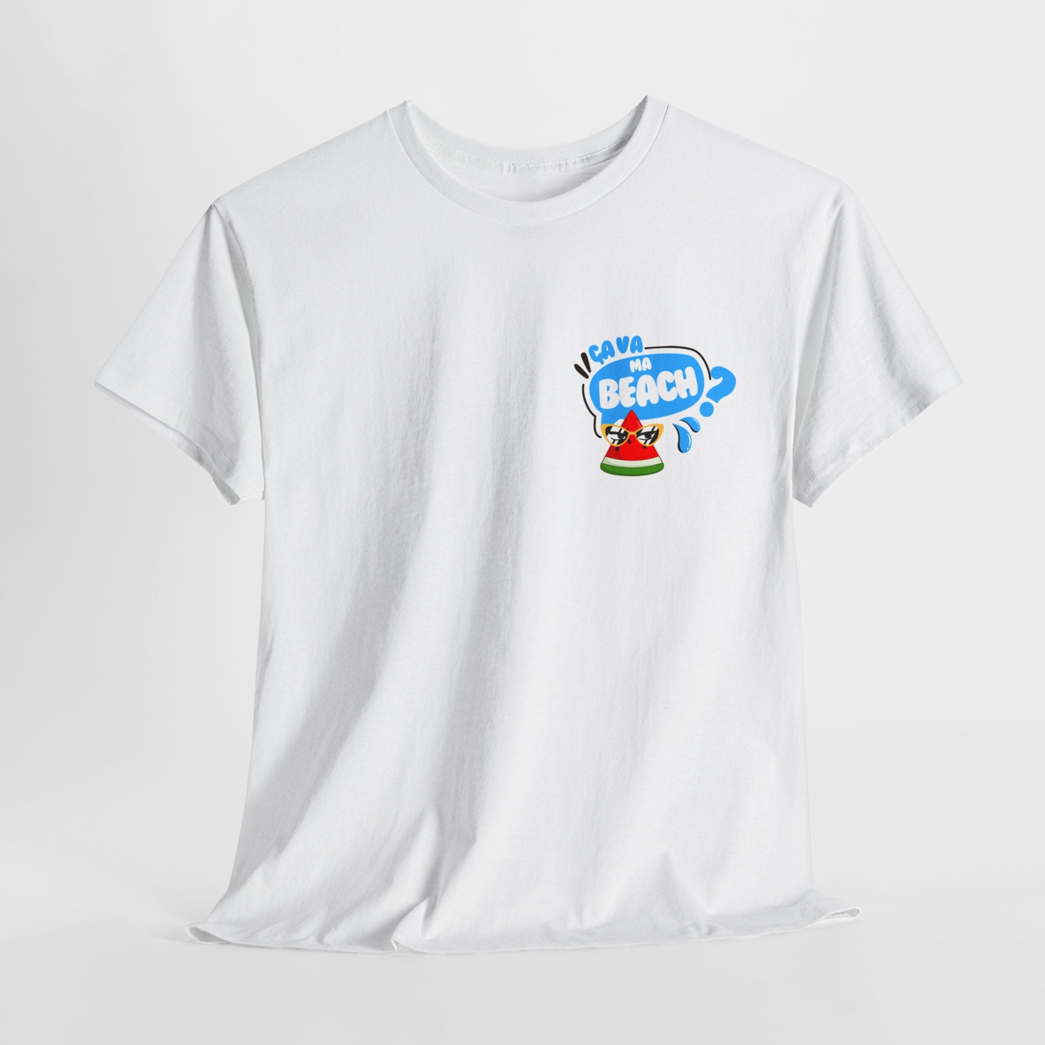 Ça Va Ma Beach ? Coton T-shirt