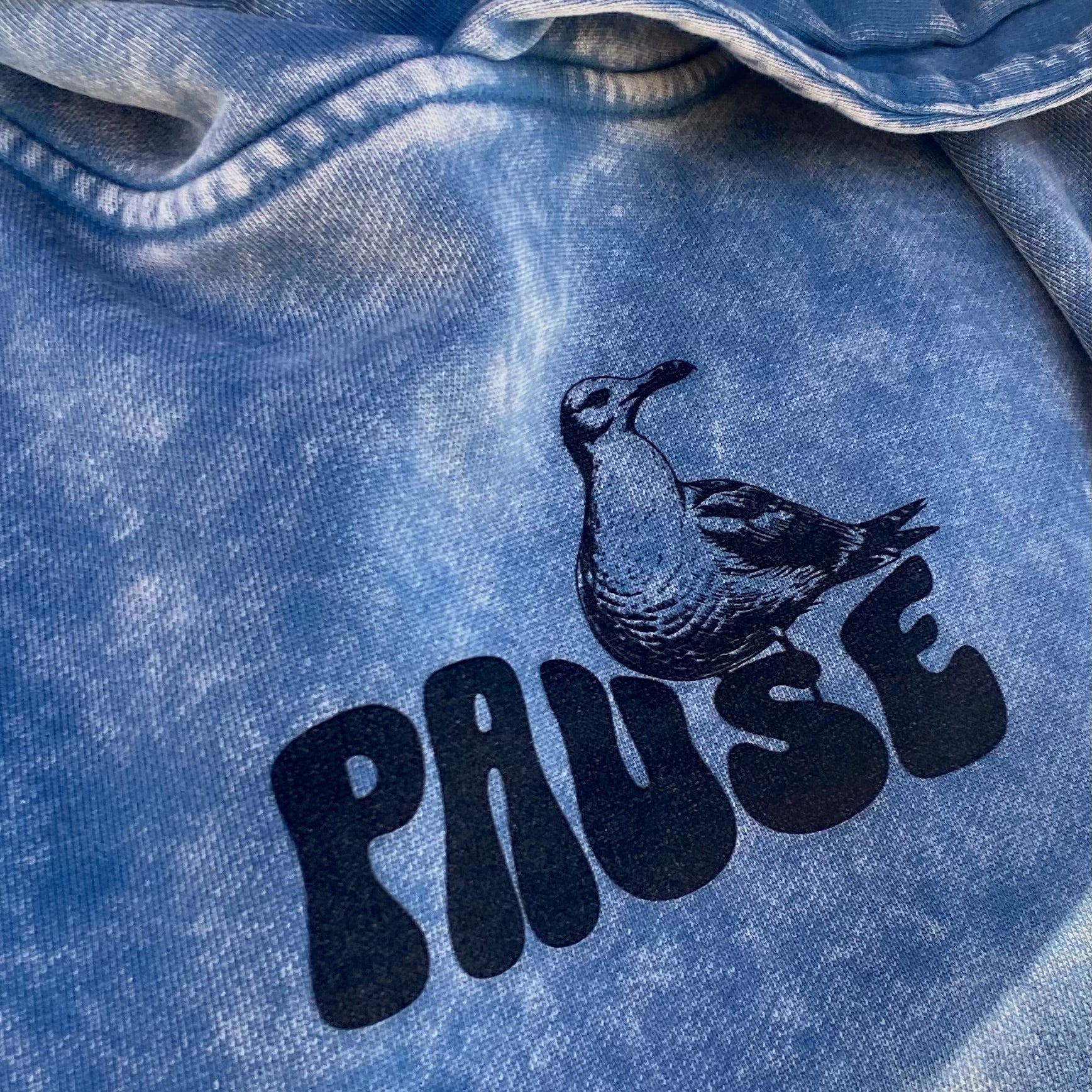 Pause, Apprécie Le Doux Murmure Des Vagues Sweat à Capuche Lavé Unisexe