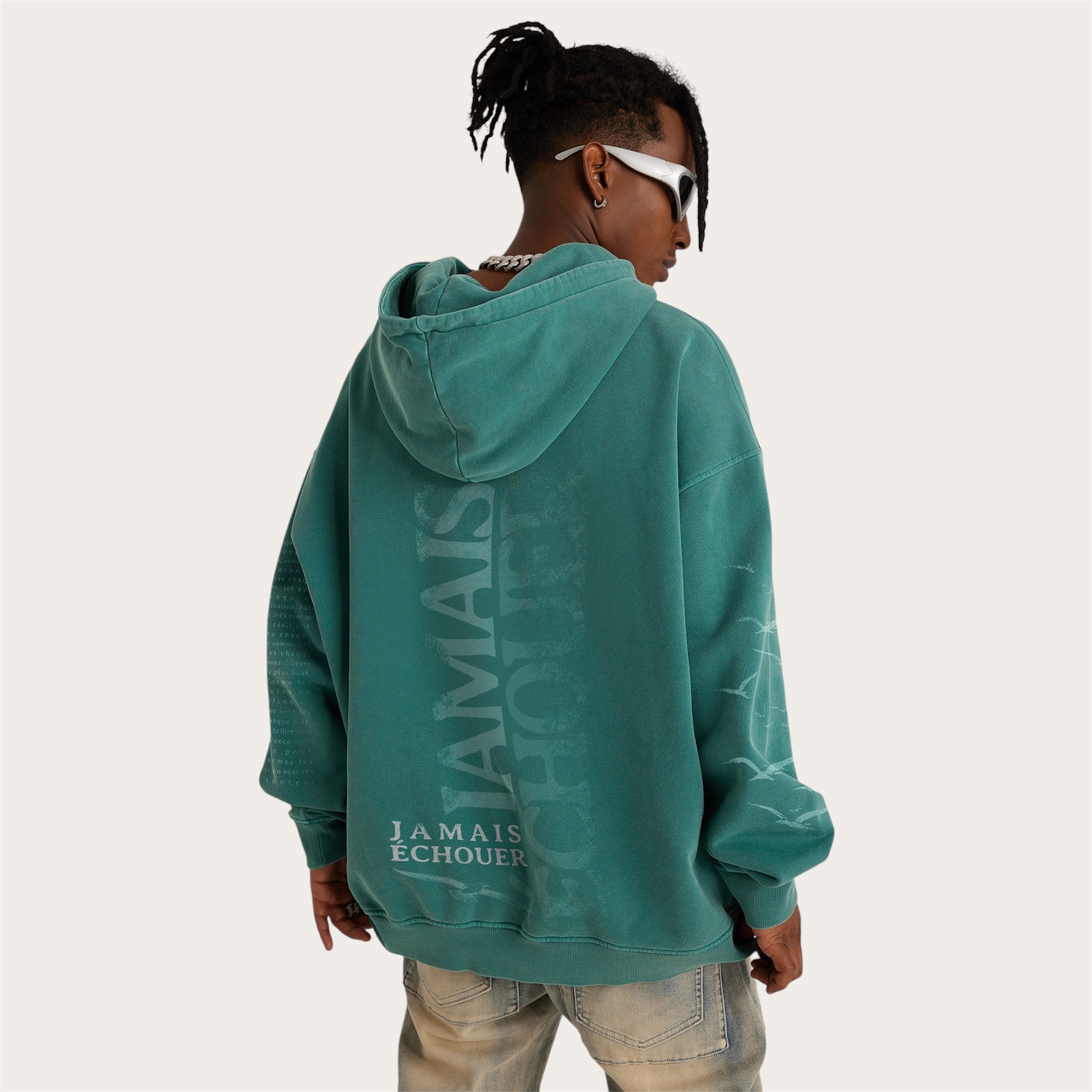 Toujours Naviguer, Jamais Échouer Sweat Large à Capuche Unisexe