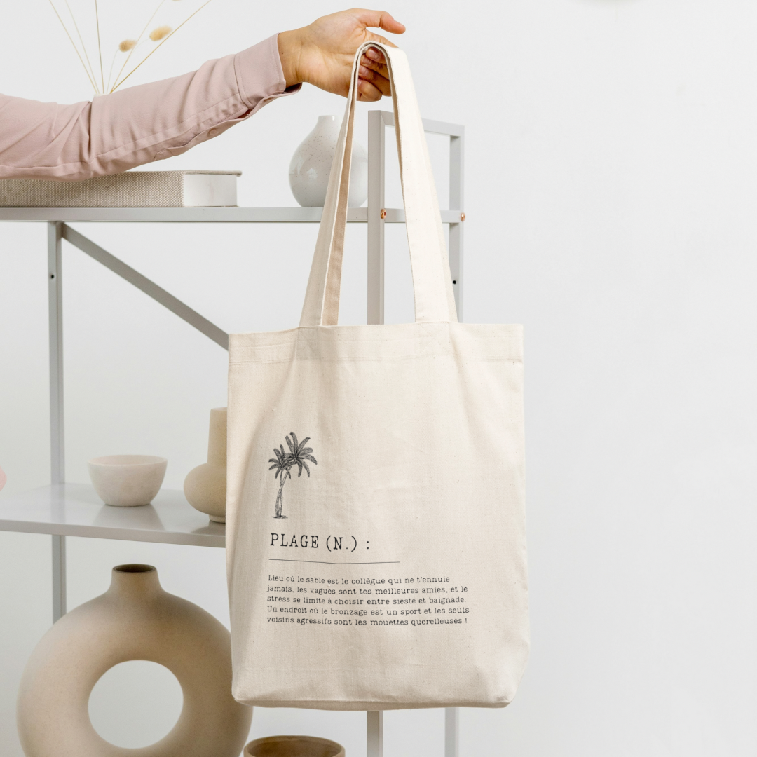 Définition Plage Tote Bag