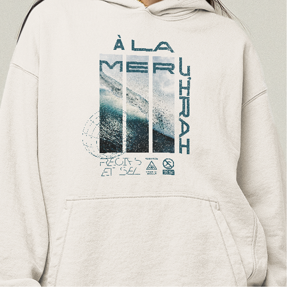 Sweat à capuche Unisexe Coupe Large -