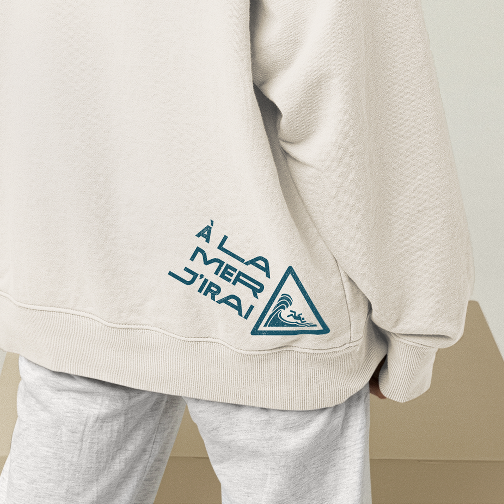 Sweat à capuche Unisexe Coupe Large -