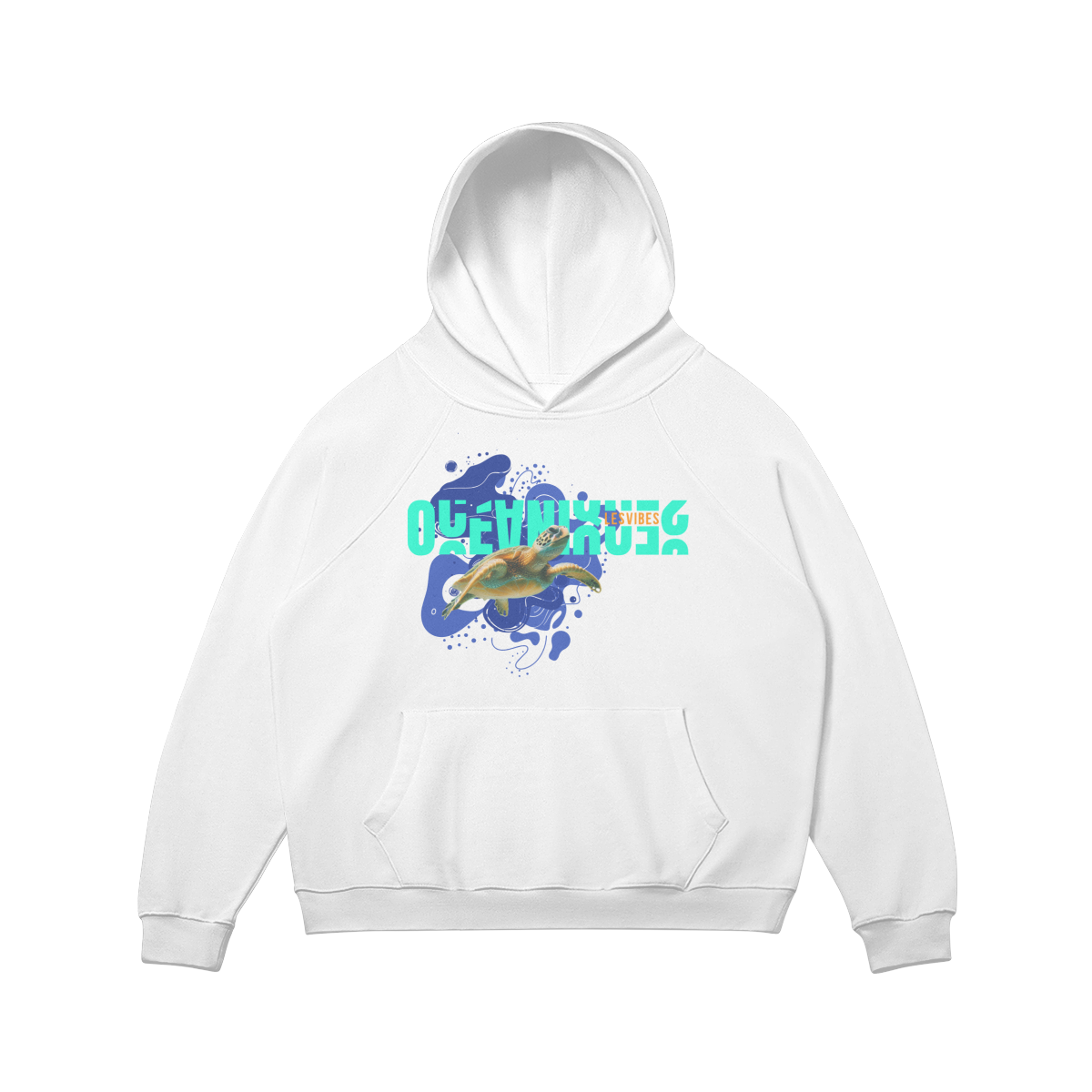 Sweat à capuche Unisexe Coupe Large -