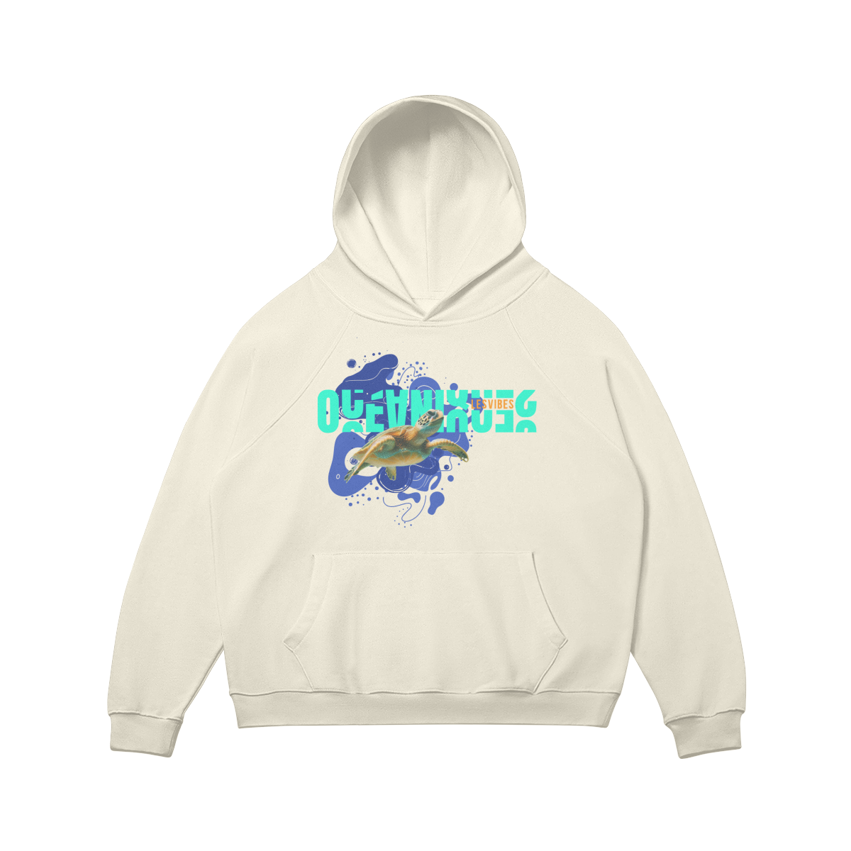 Sweat à capuche Unisexe Coupe Large -