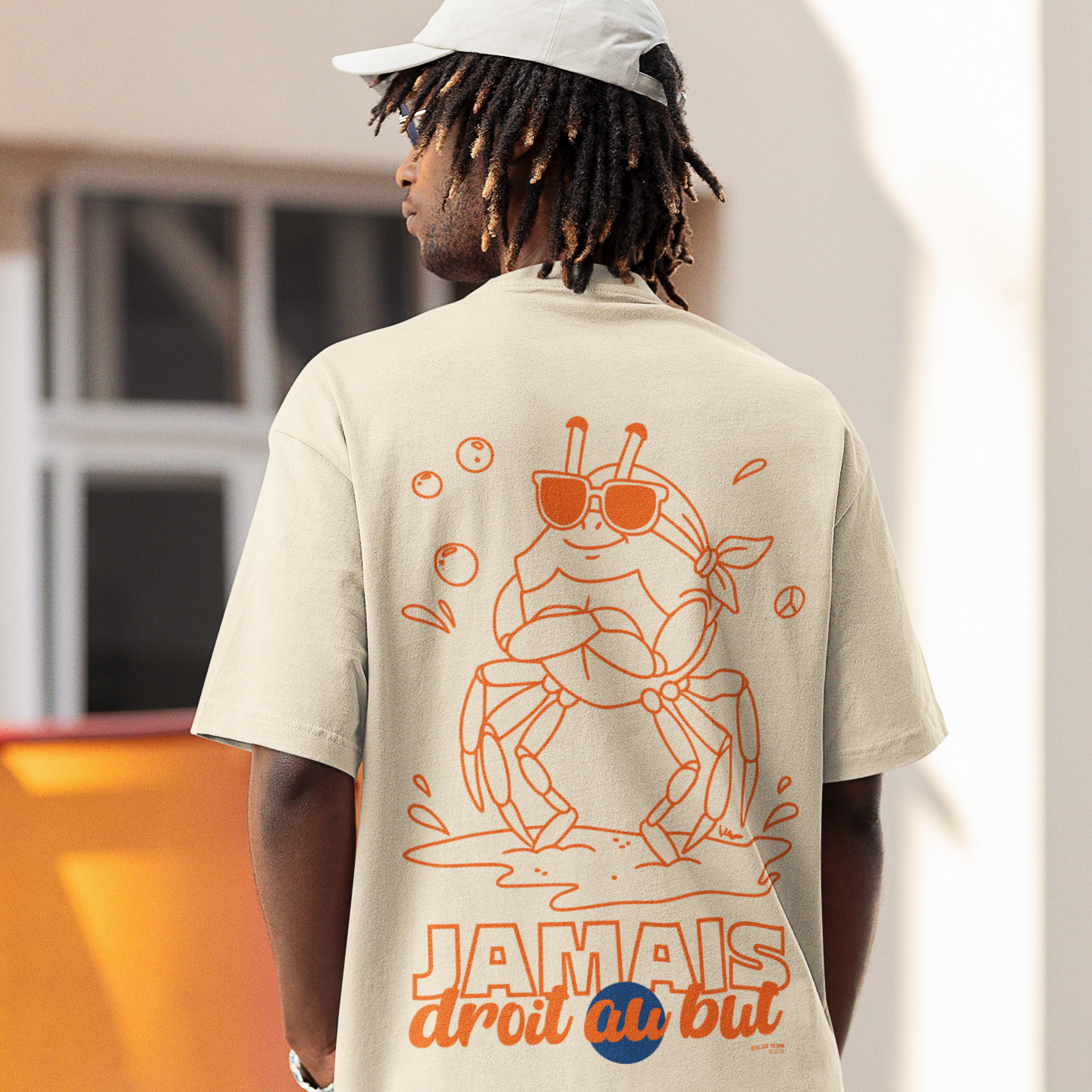T-shirt Unisexe Décontracté Plage en Coton - 